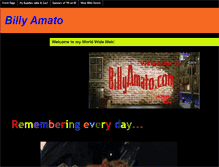 Tablet Screenshot of billyamato.com